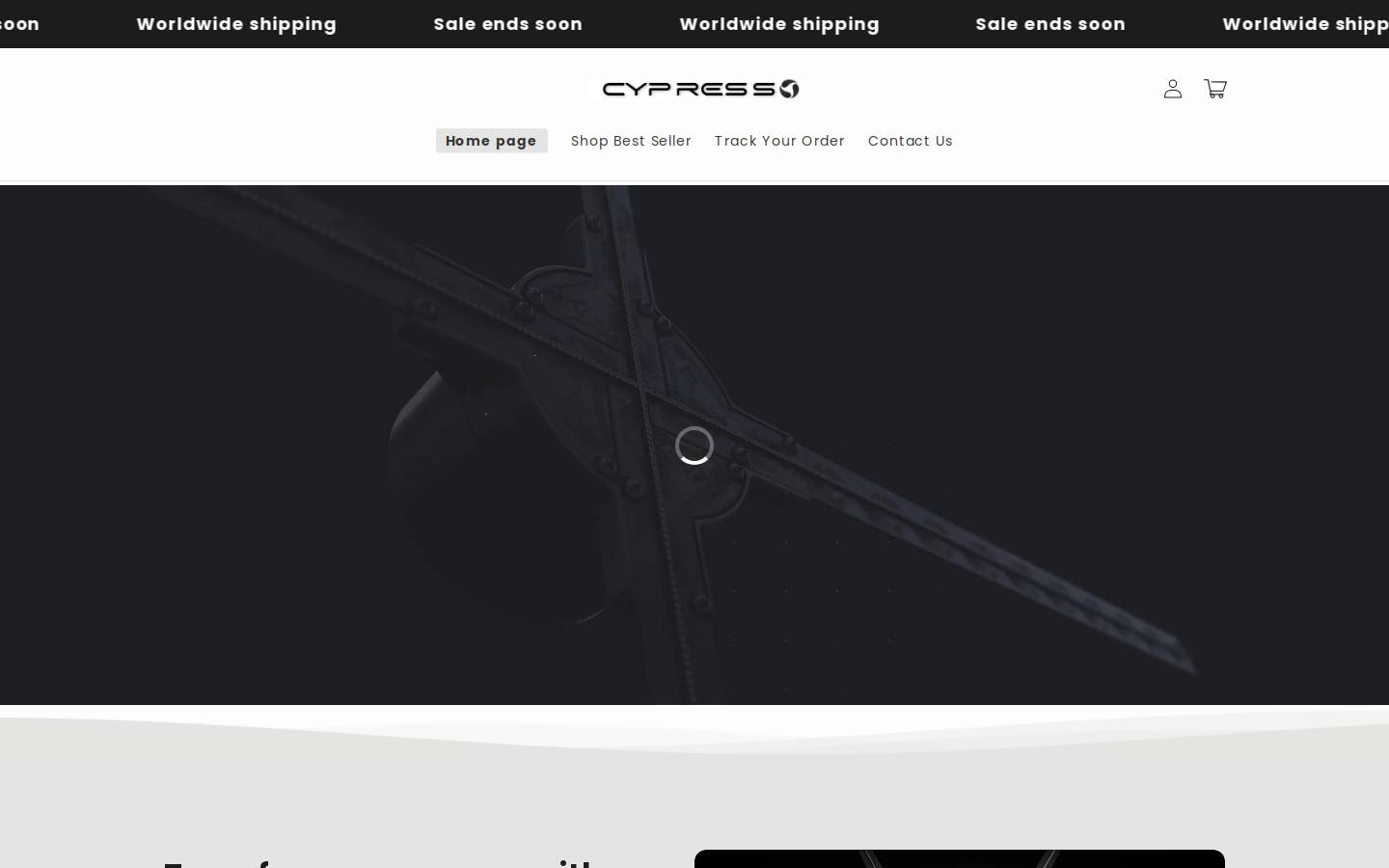 officialcypress.com homepage screenshot