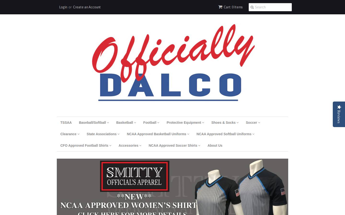 officiallydalco.com homepage screenshot
