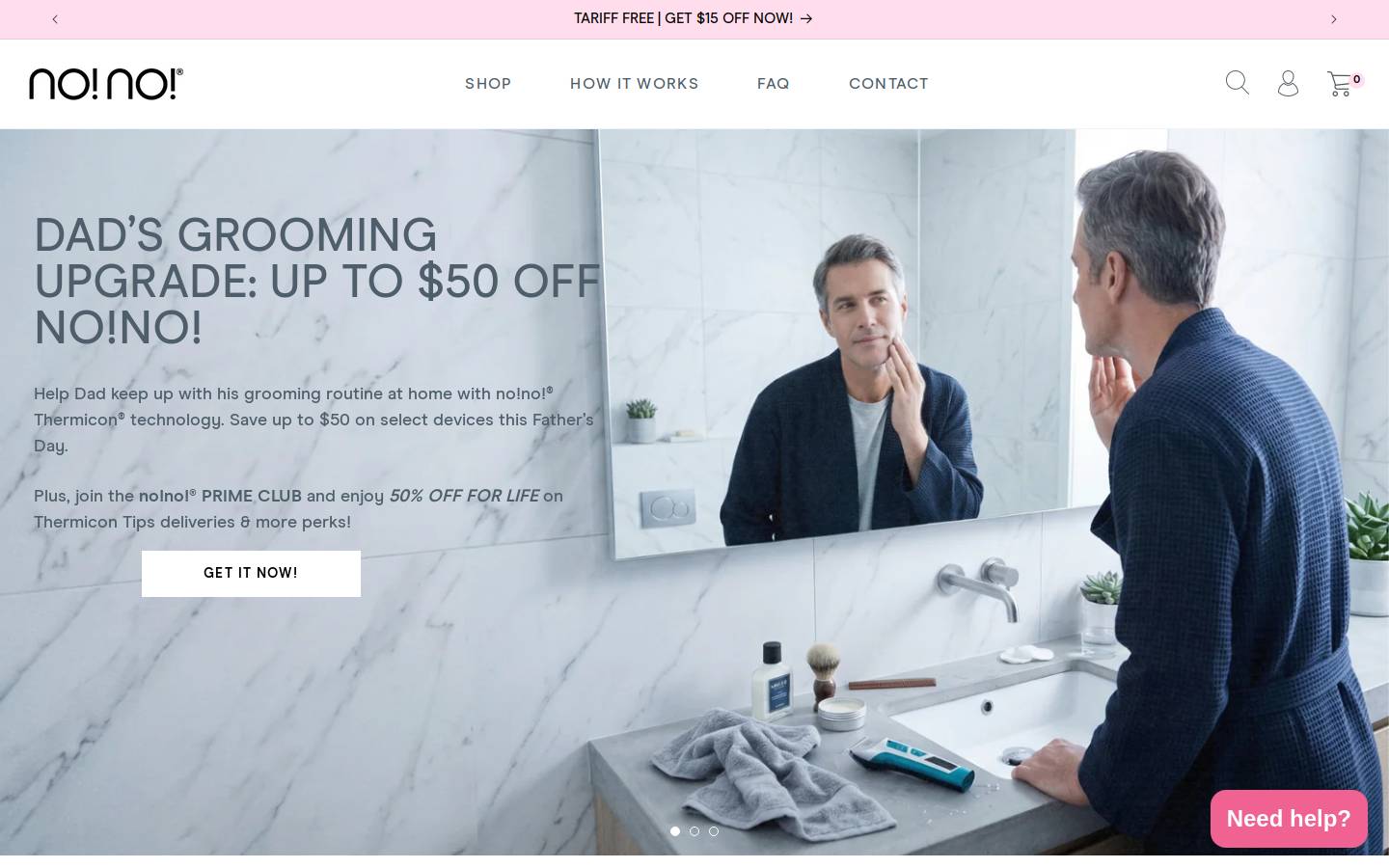 no!no! homepage screenshot
