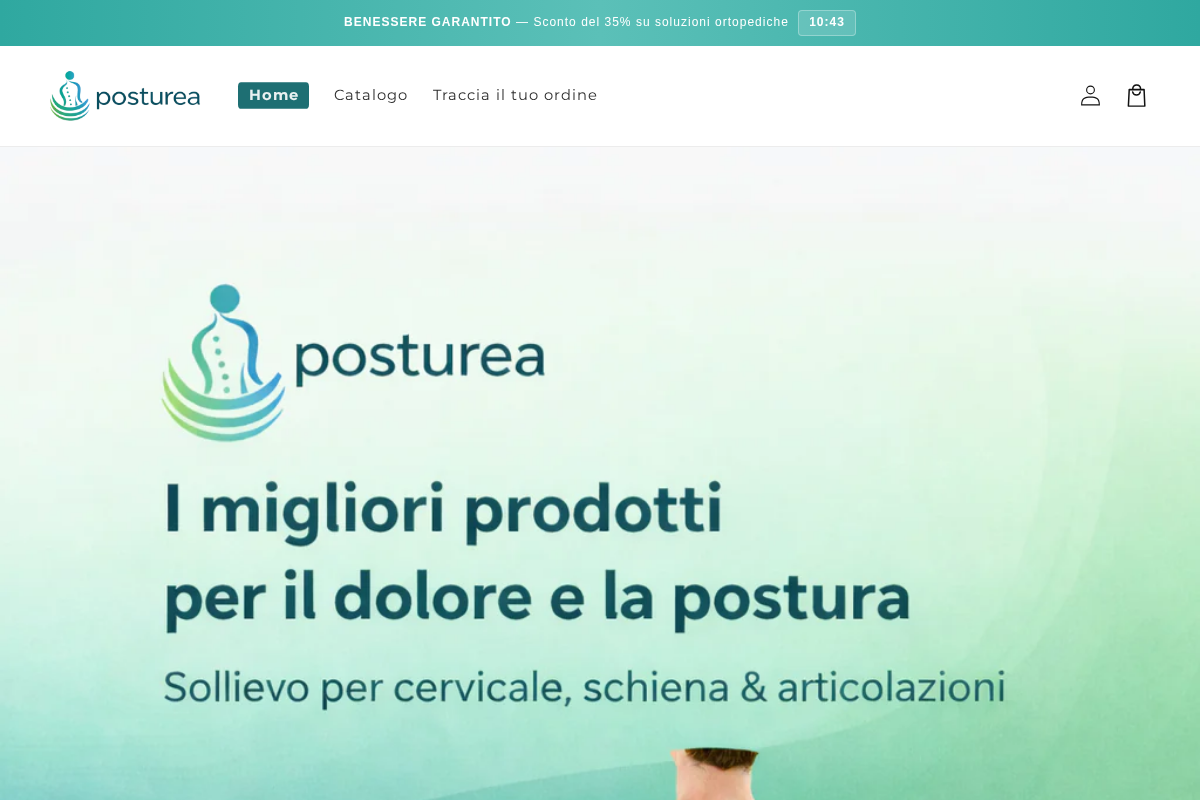 officialposturea.com homepage screenshot