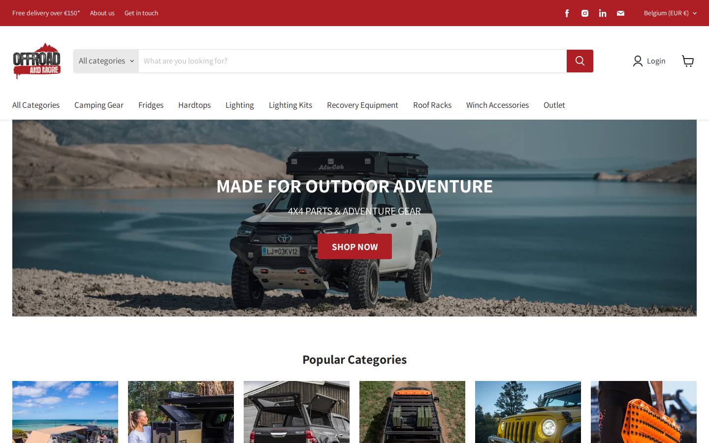 offroadandmore.com homepage screenshot