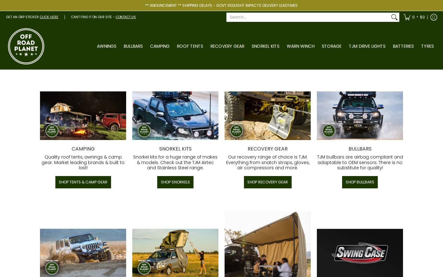 offroadplanet.co.nz homepage screenshot