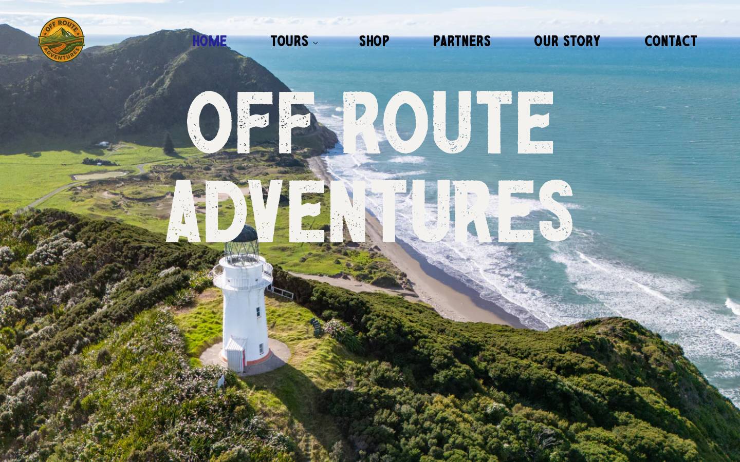 offrouteadventures.com homepage screenshot