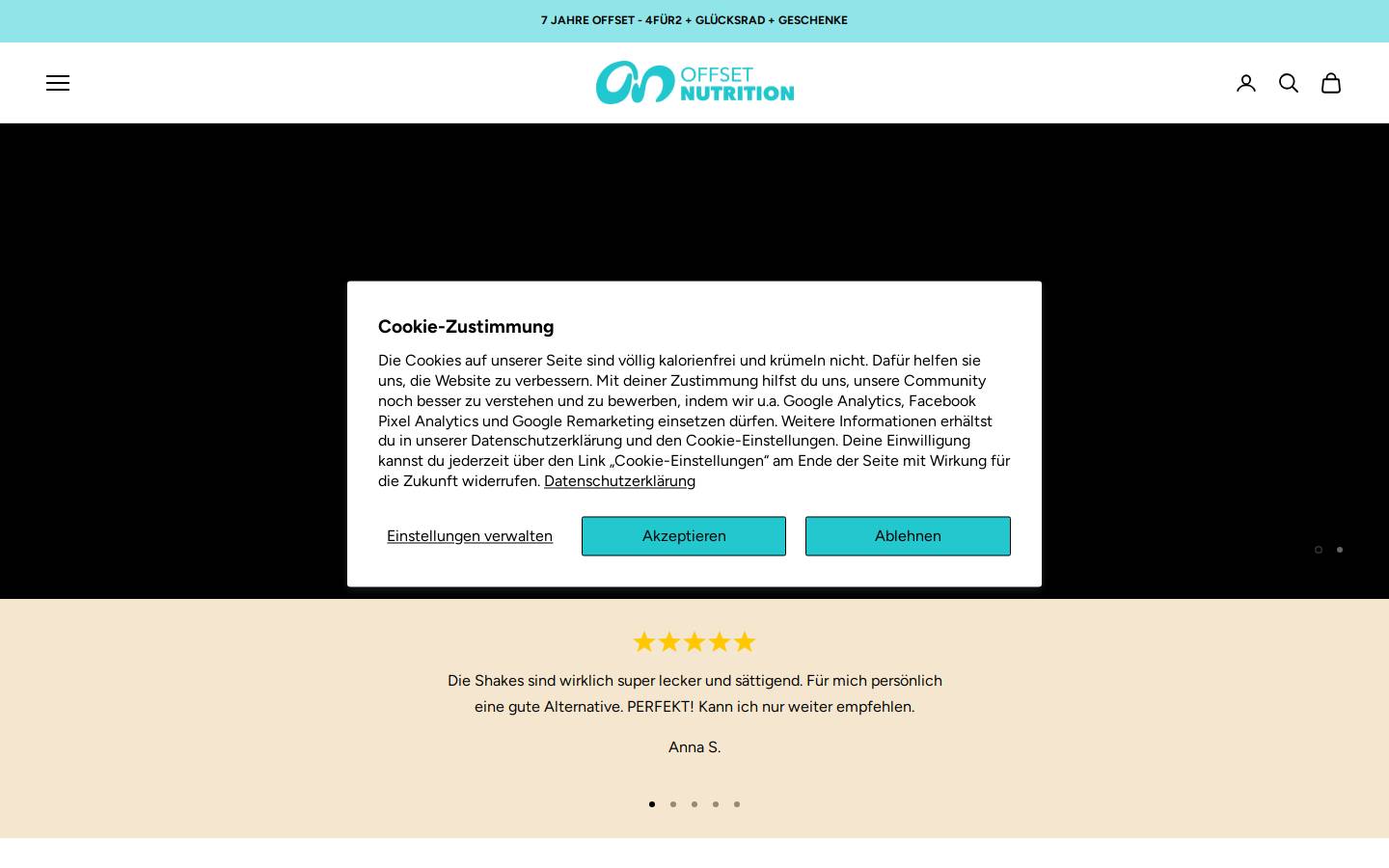 offset-meal.com homepage screenshot