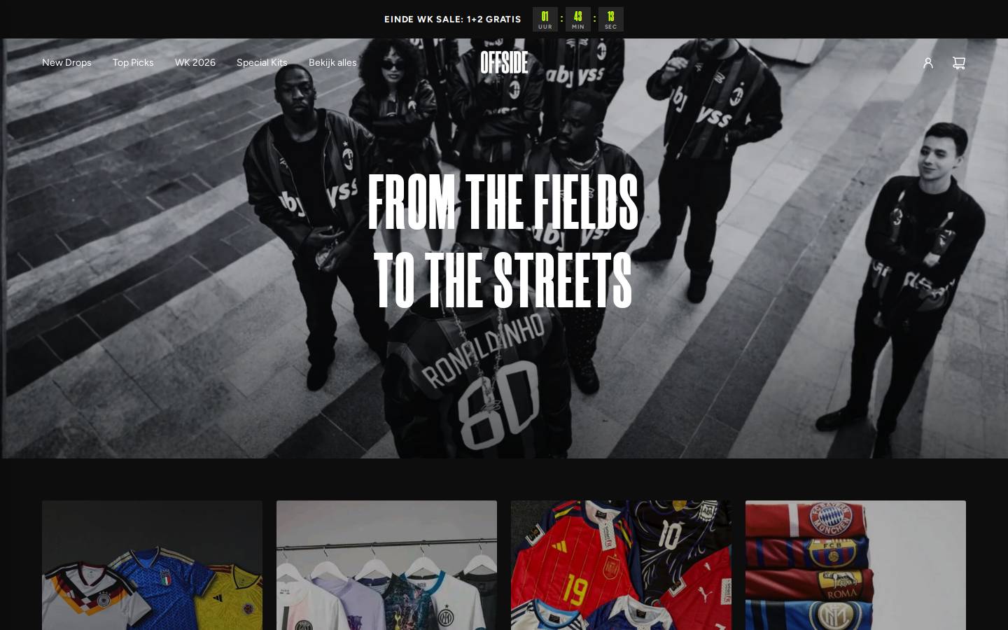 Offsidebrand homepage screenshot