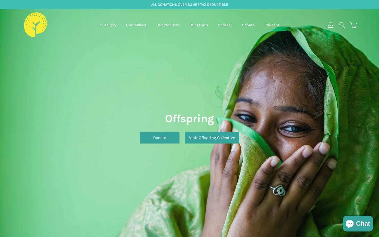 offspringproject.org homepage screenshot