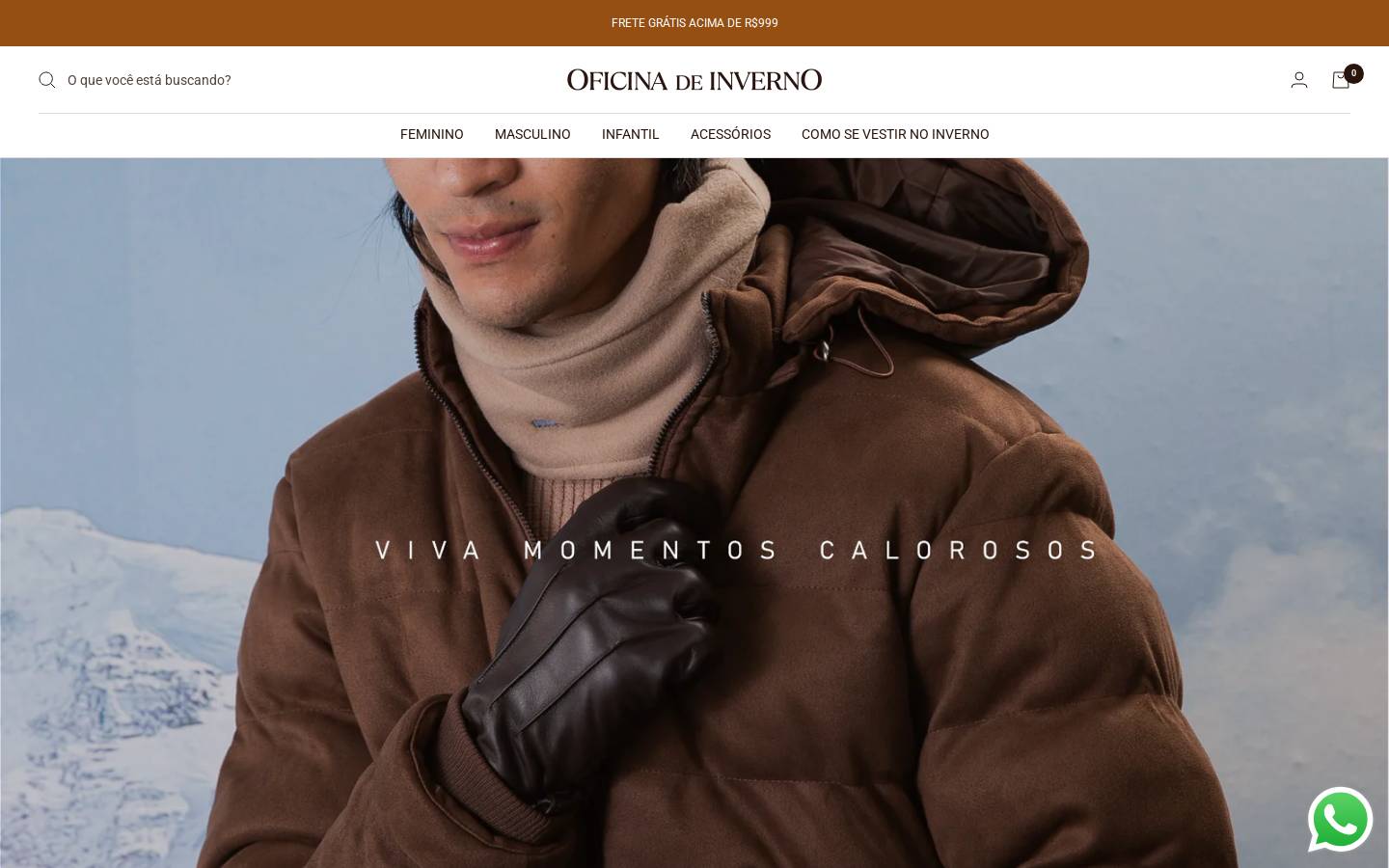 oficinadeinverno.com.br homepage screenshot