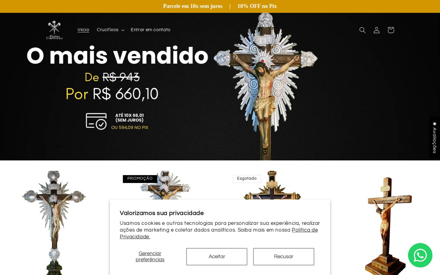 ofilhodocarpinteiro.com.br homepage screenshot