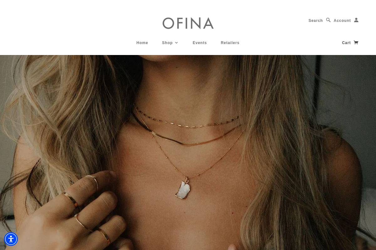 ofina.net homepage screenshot