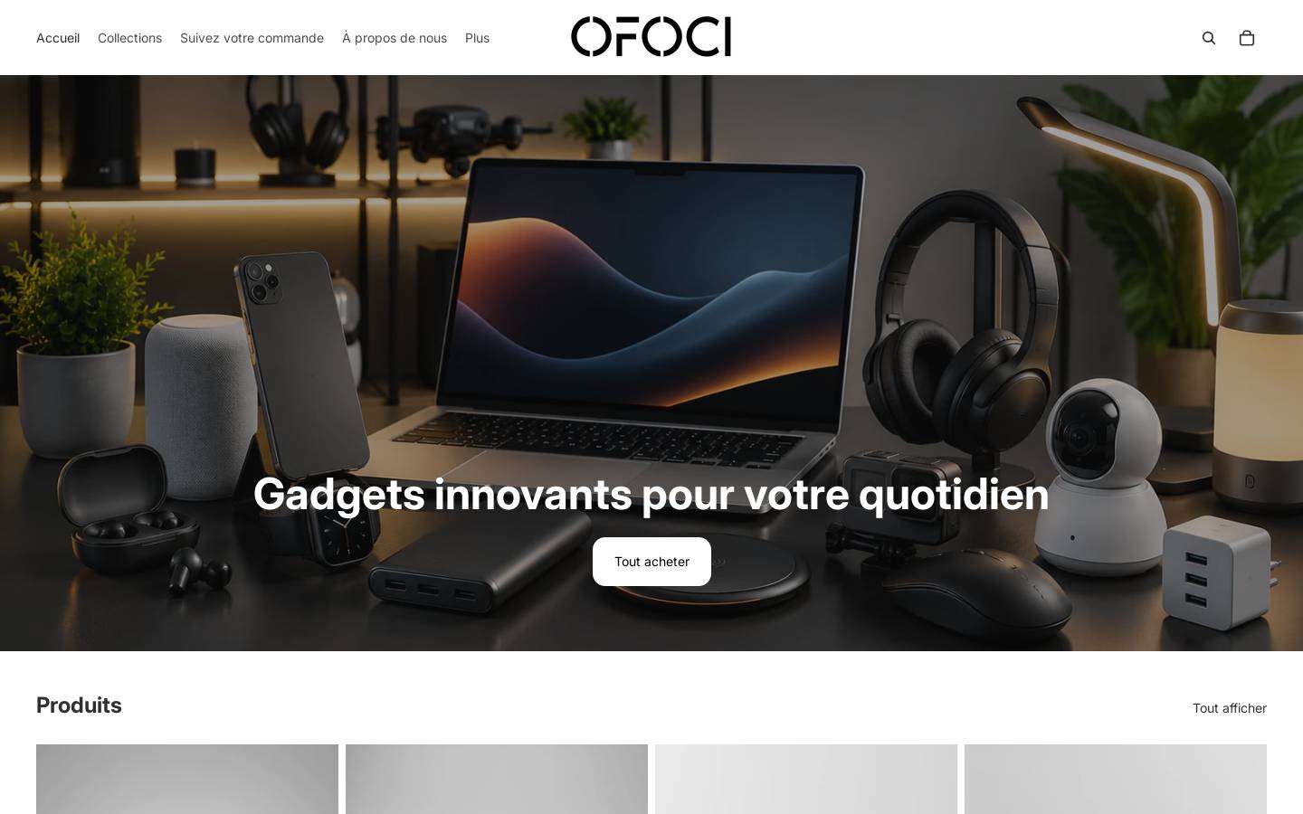 ofoci.com homepage screenshot