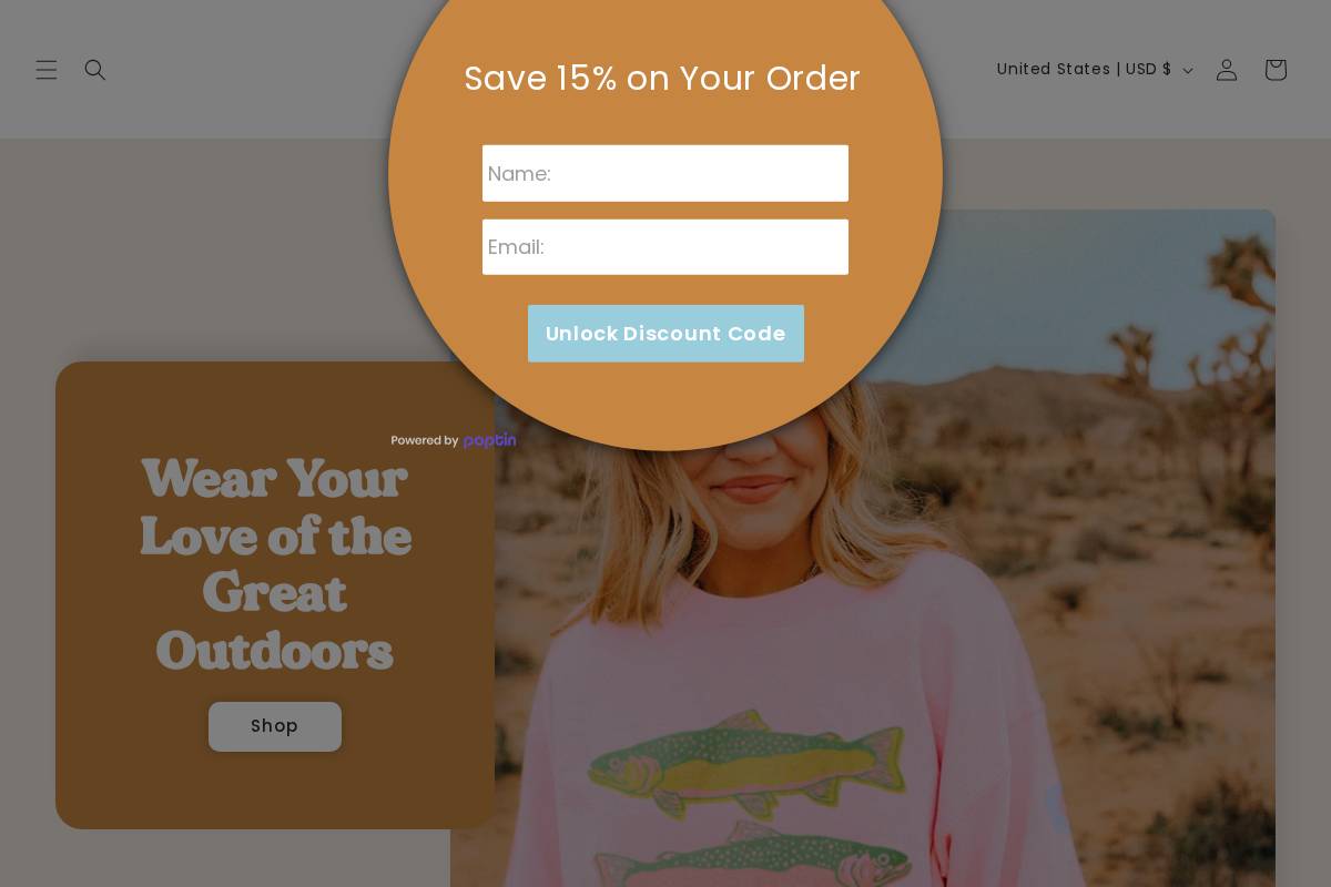 ofthesemountains.com homepage screenshot