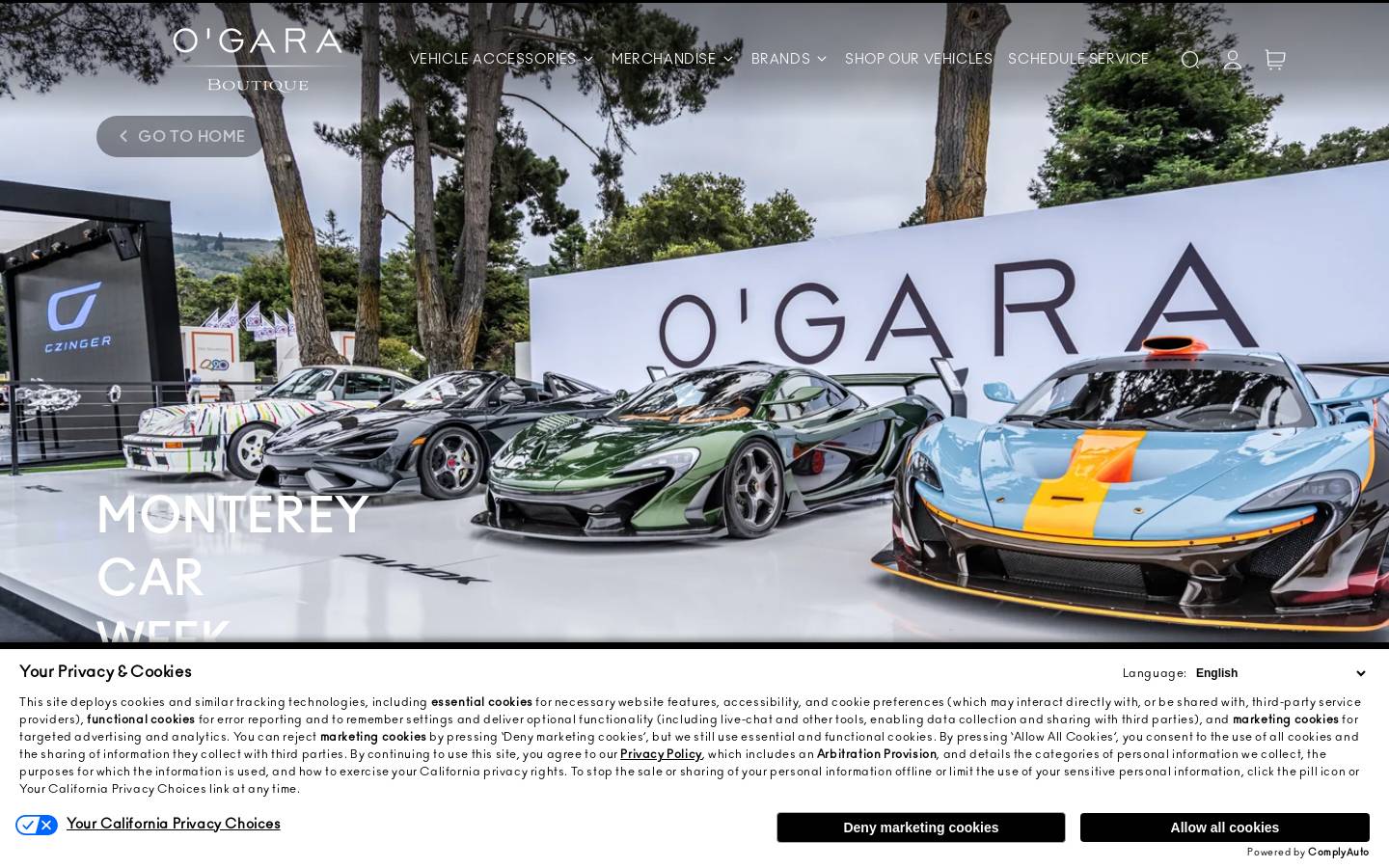 ogaraboutique.com homepage screenshot