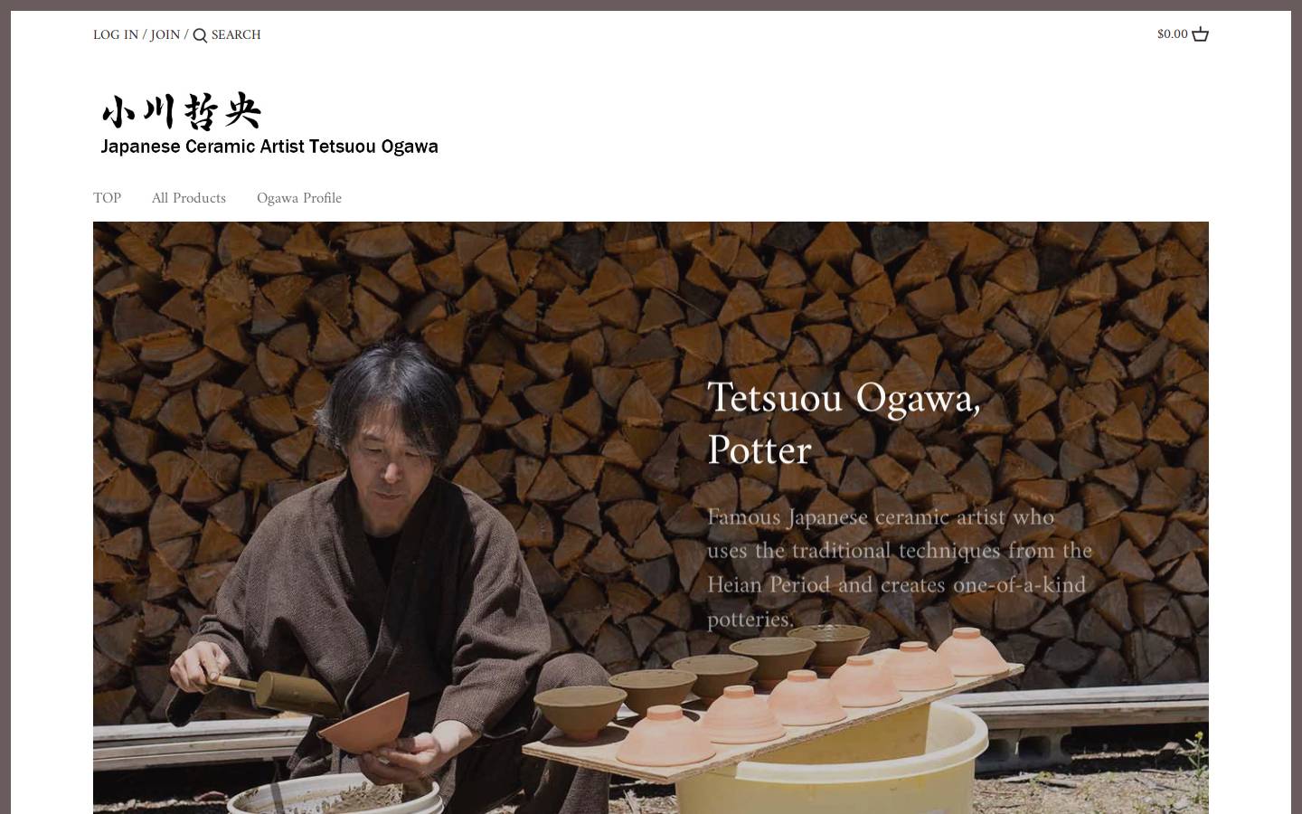 ogawagama.com homepage screenshot