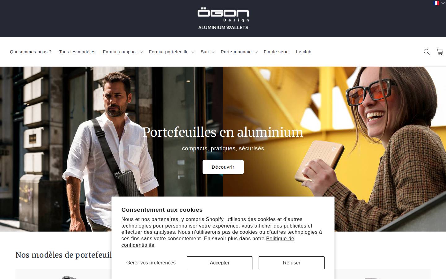 ÖGON Design homepage screenshot