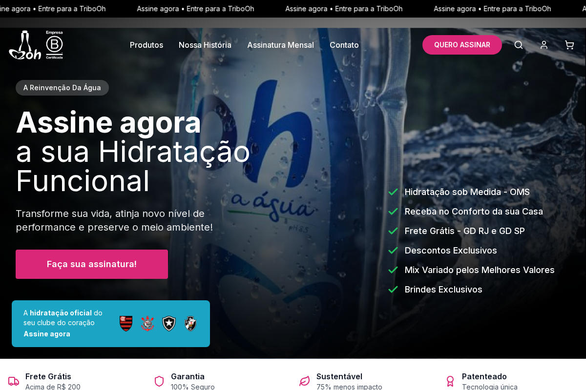 ohaagua.com.br homepage screenshot