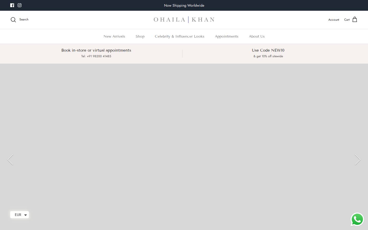 ohailakhan.com homepage screenshot