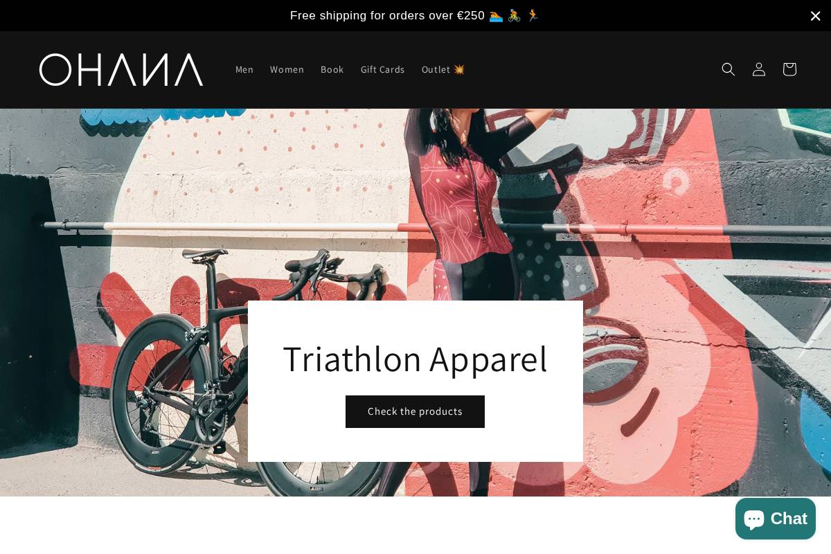 Ohana homepage screenshot