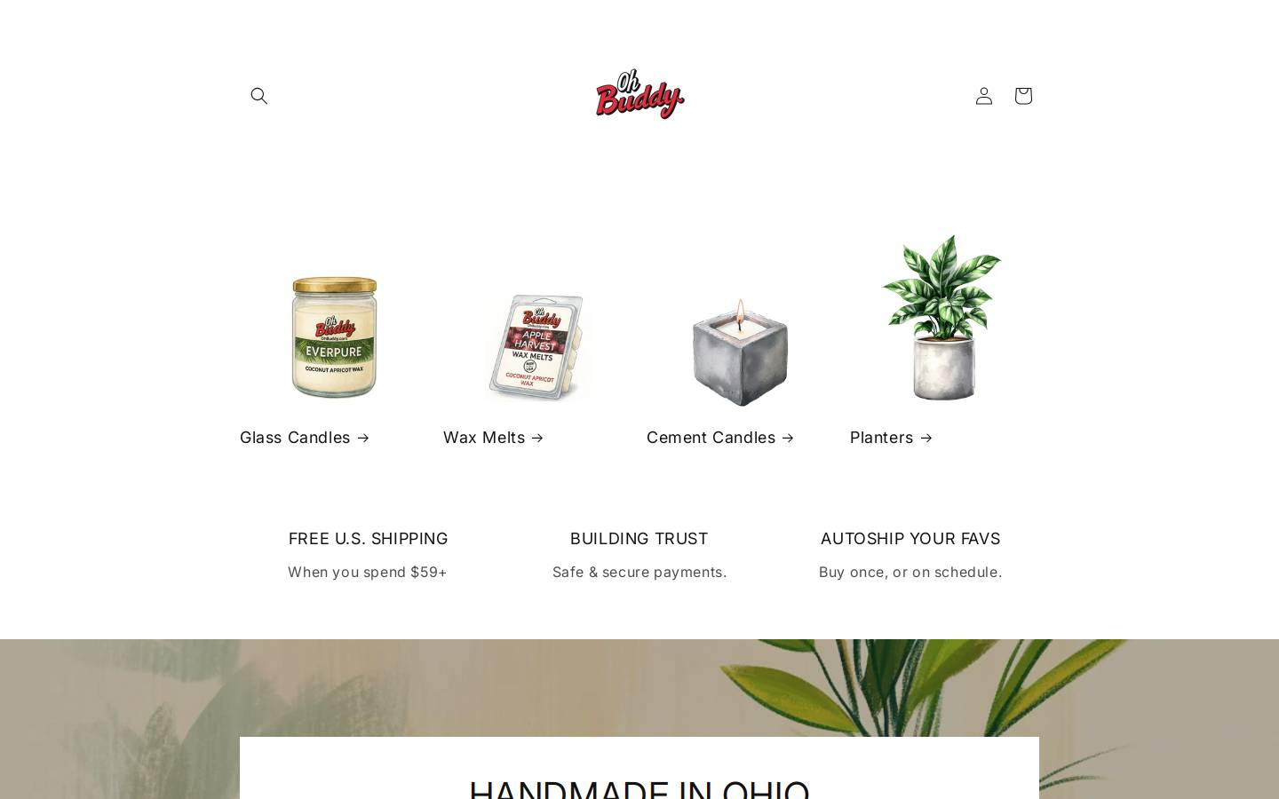 ohbuddy.com homepage screenshot