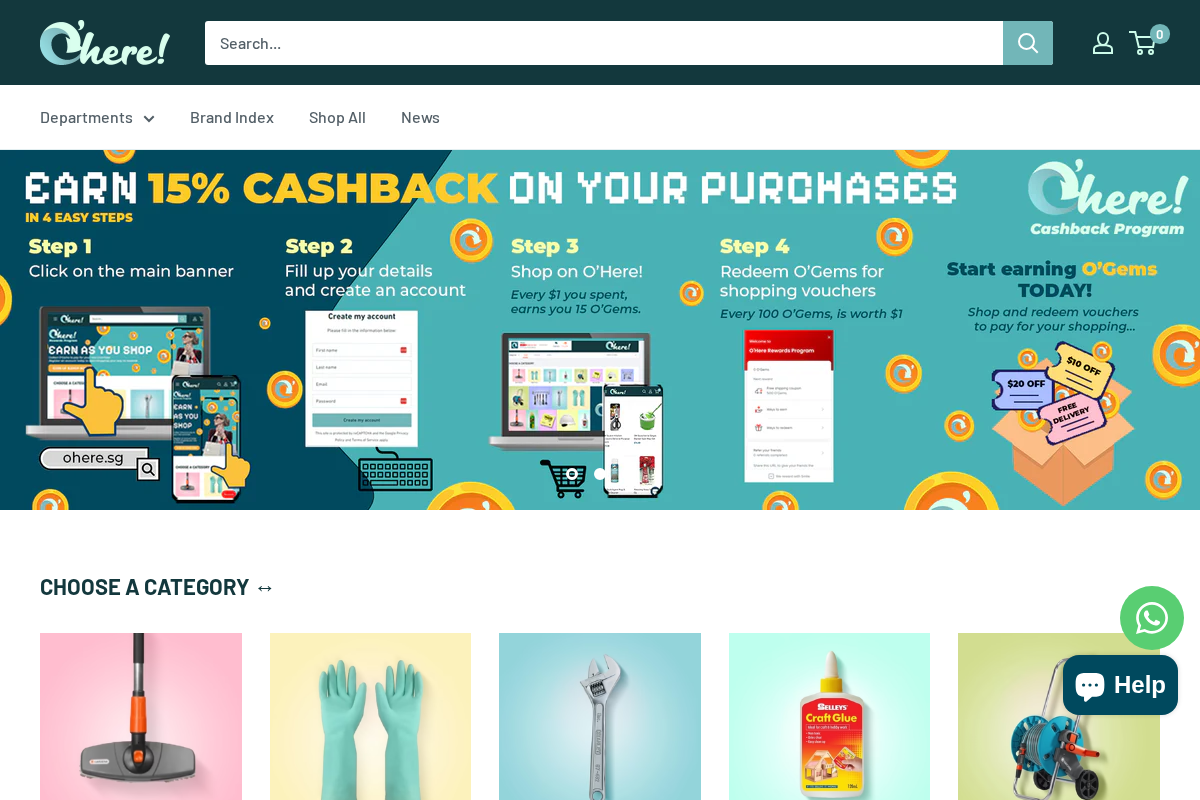 ohere.sg homepage screenshot