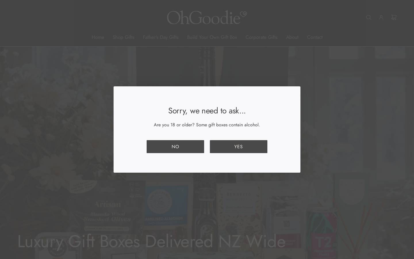 ohgoodie.co.nz homepage screenshot