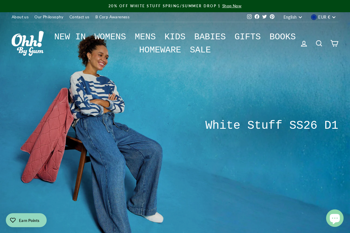 Ohh! By Gum homepage screenshot