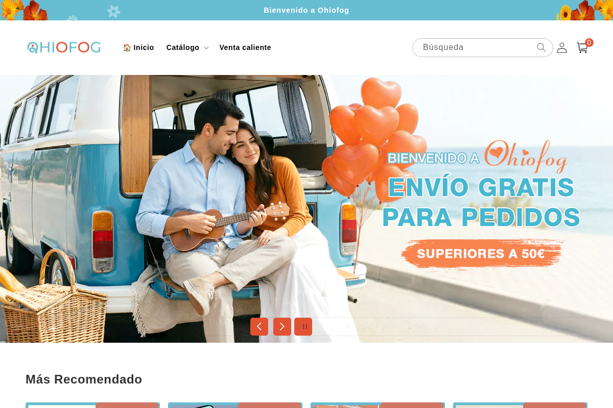 Ohiofog homepage screenshot