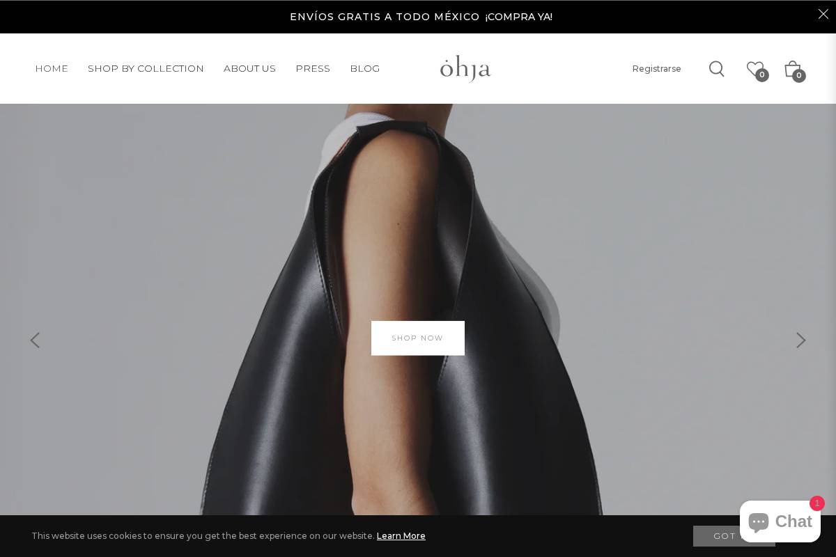 ohja.com.mx homepage screenshot