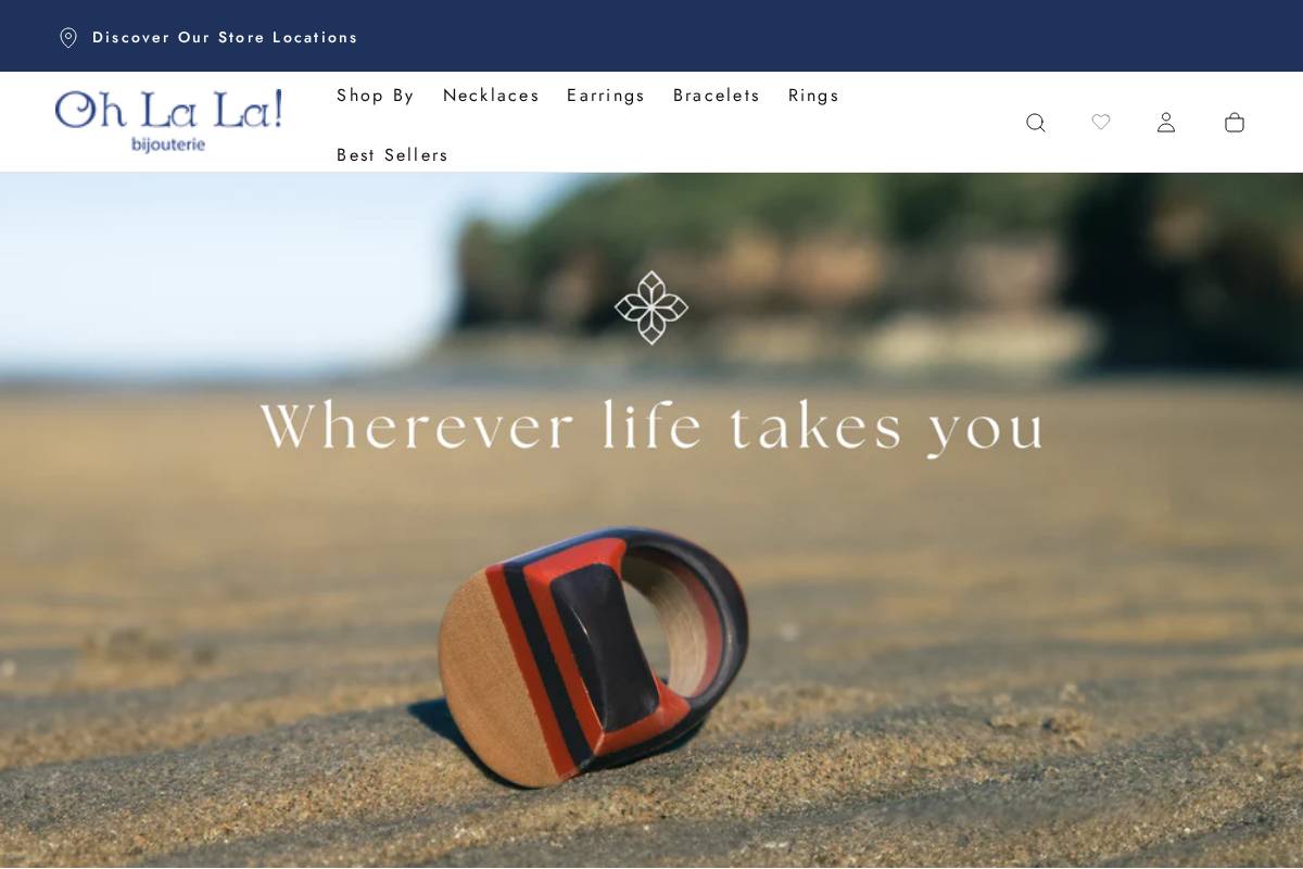 ohlalabijouterie.com homepage screenshot