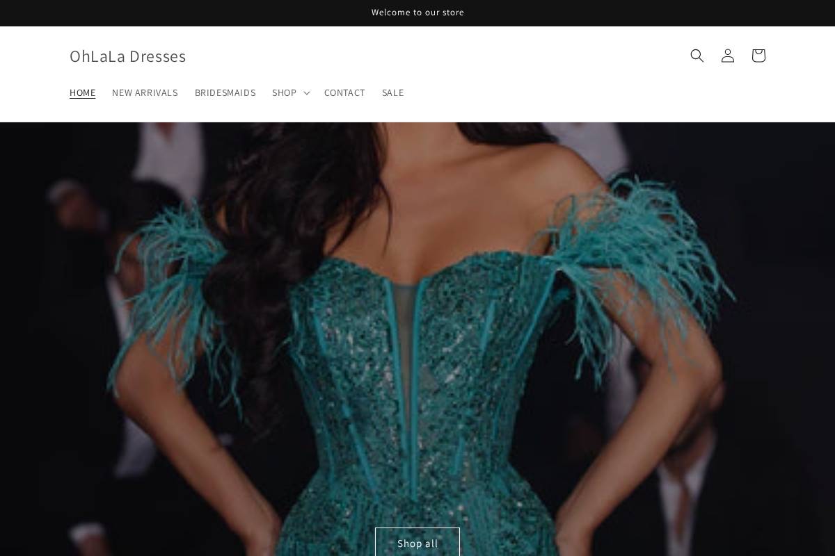 ohlaladresses.com homepage screenshot