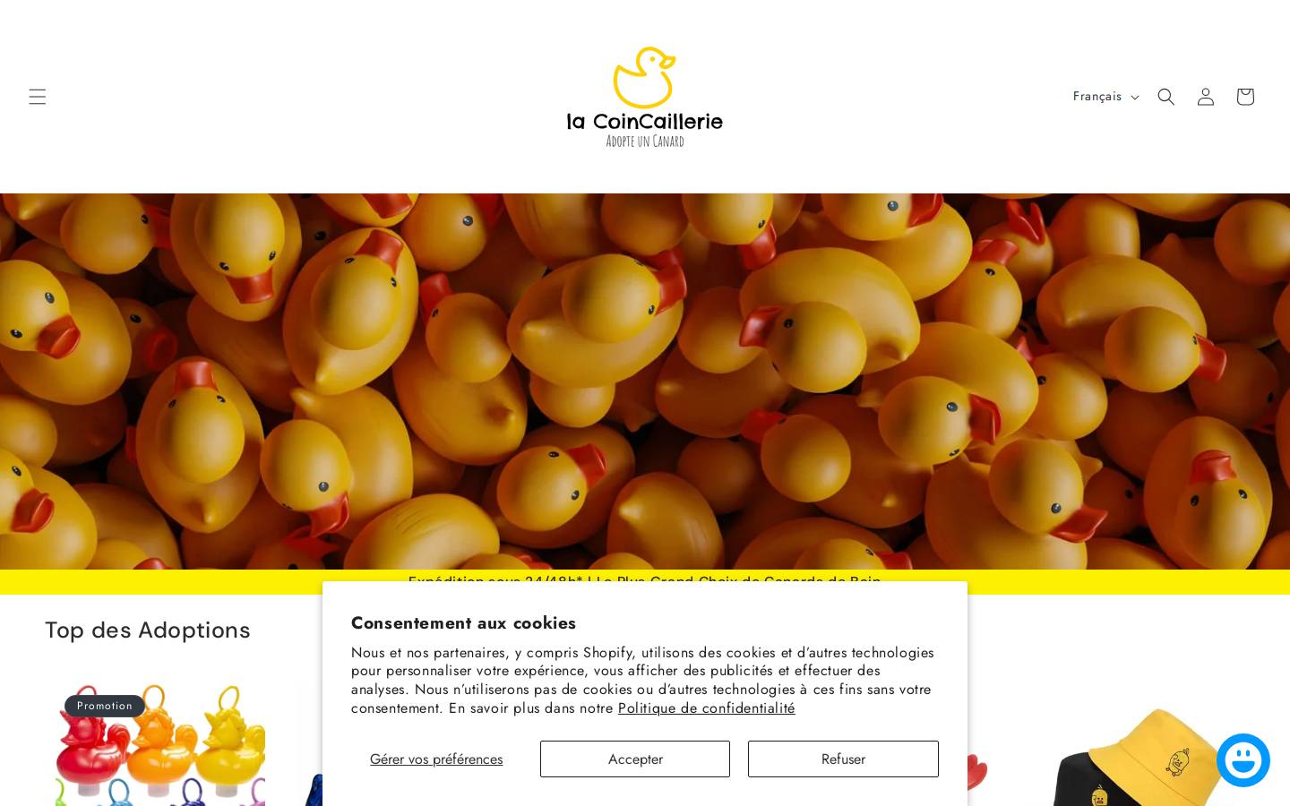 ohmyduck.com homepage screenshot