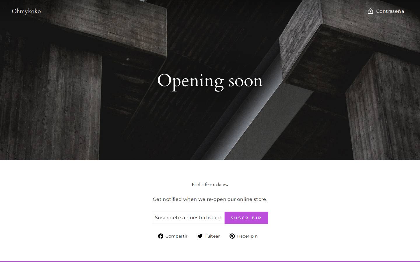 ohmykoko.com homepage screenshot
