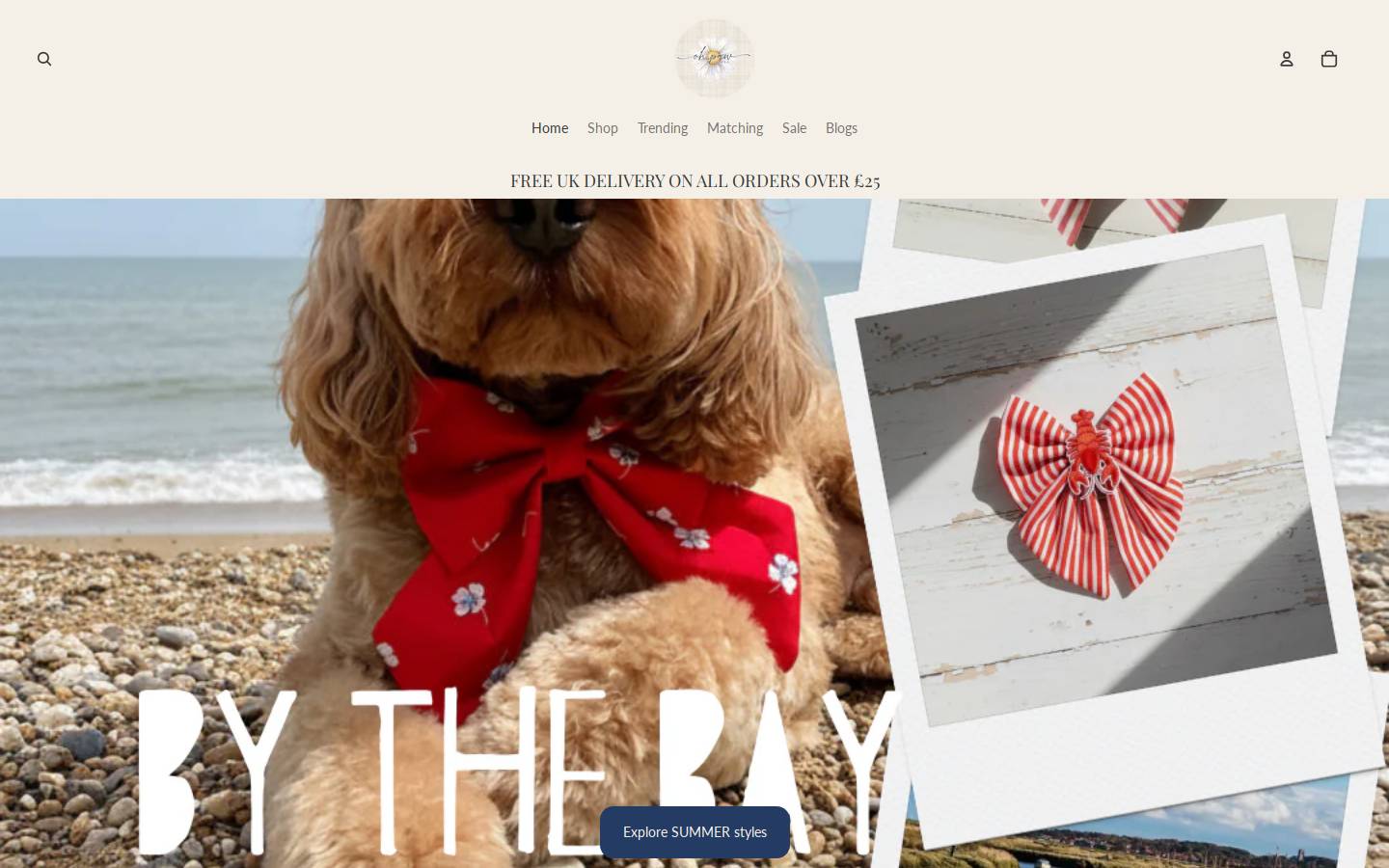 Oh, paw-lease! homepage screenshot