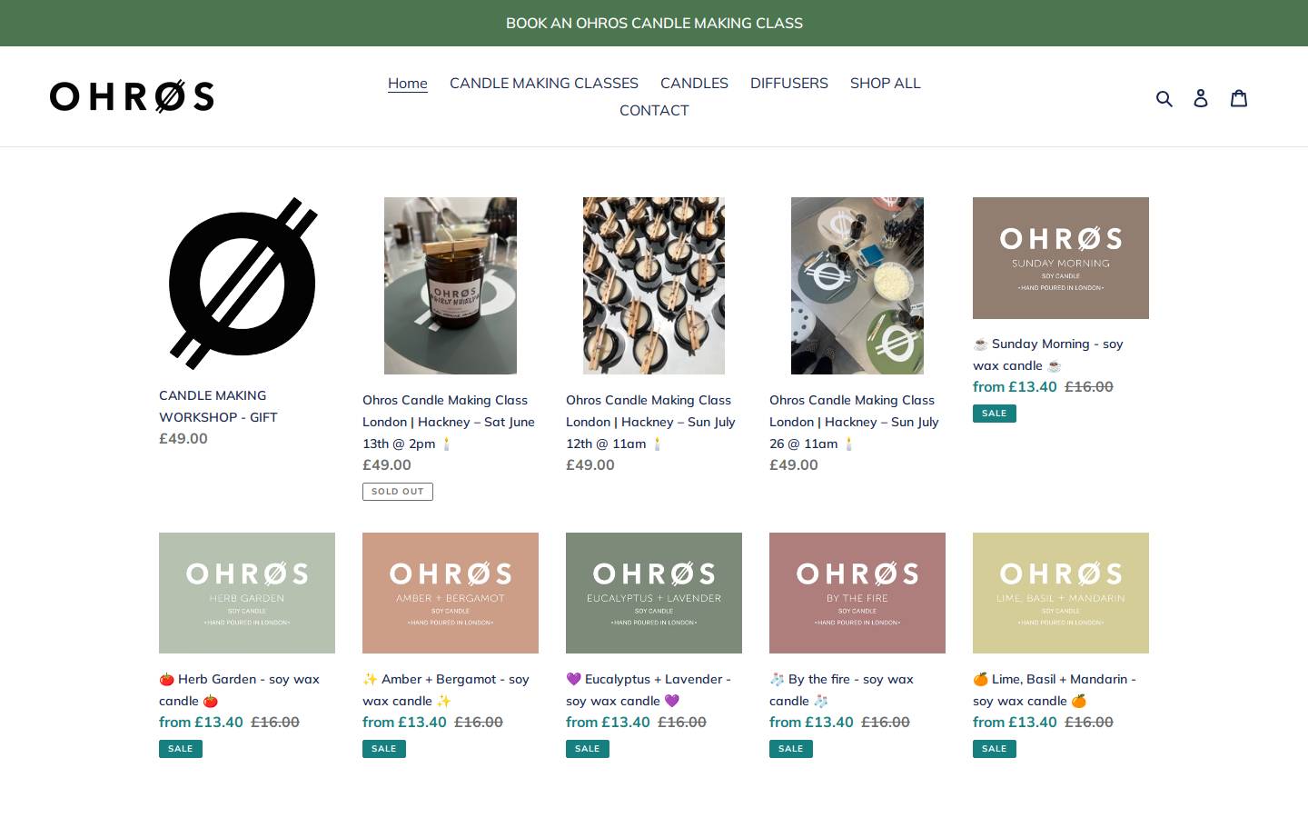 ohros.com homepage screenshot