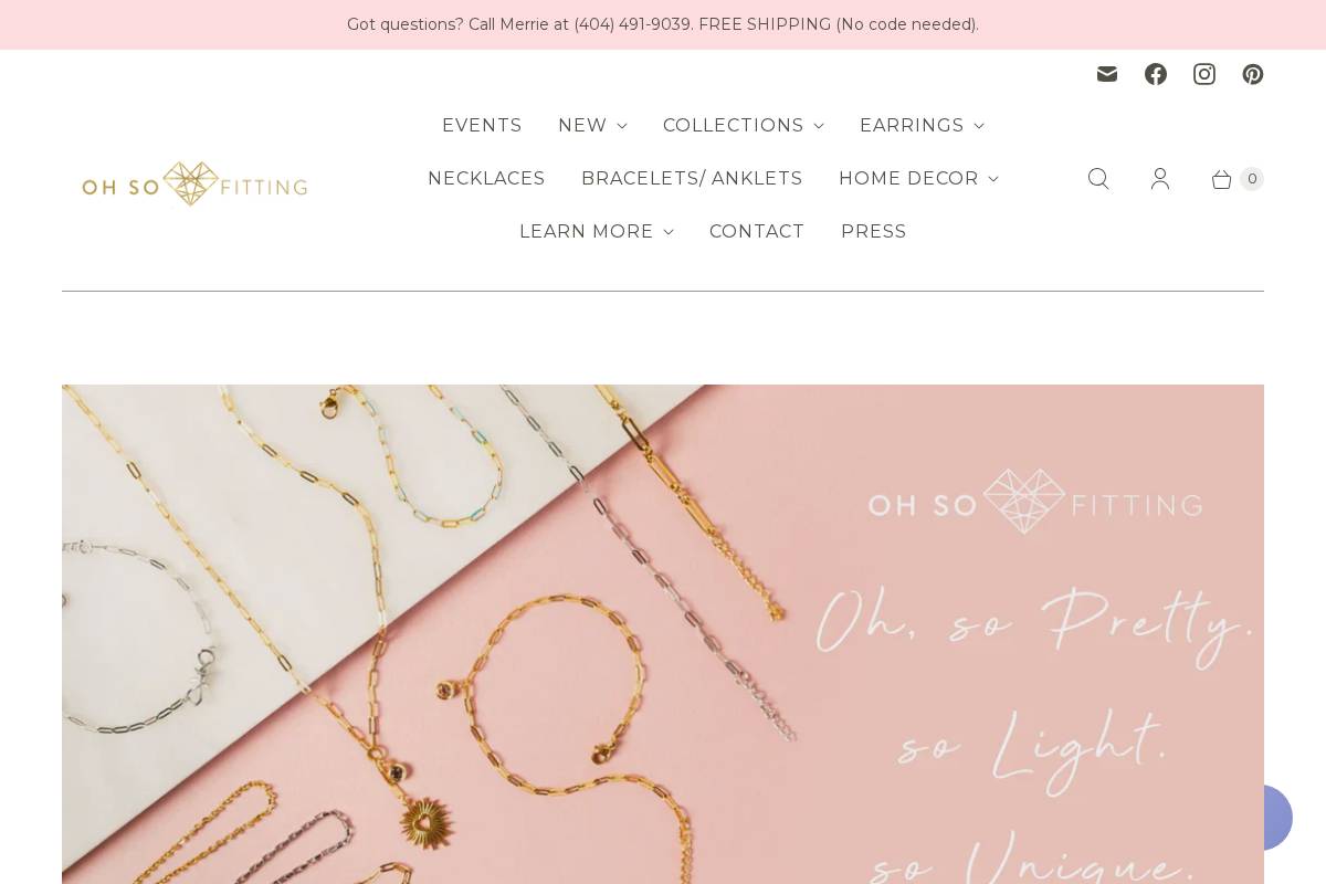 ohsofitting.com homepage screenshot