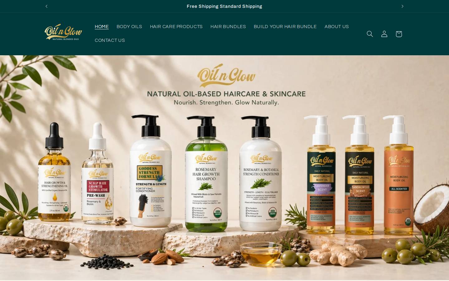oilnglow.com homepage screenshot