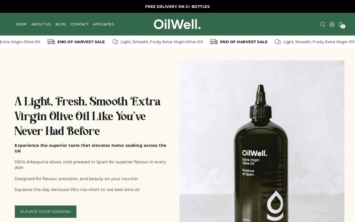 oilwell.co homepage screenshot