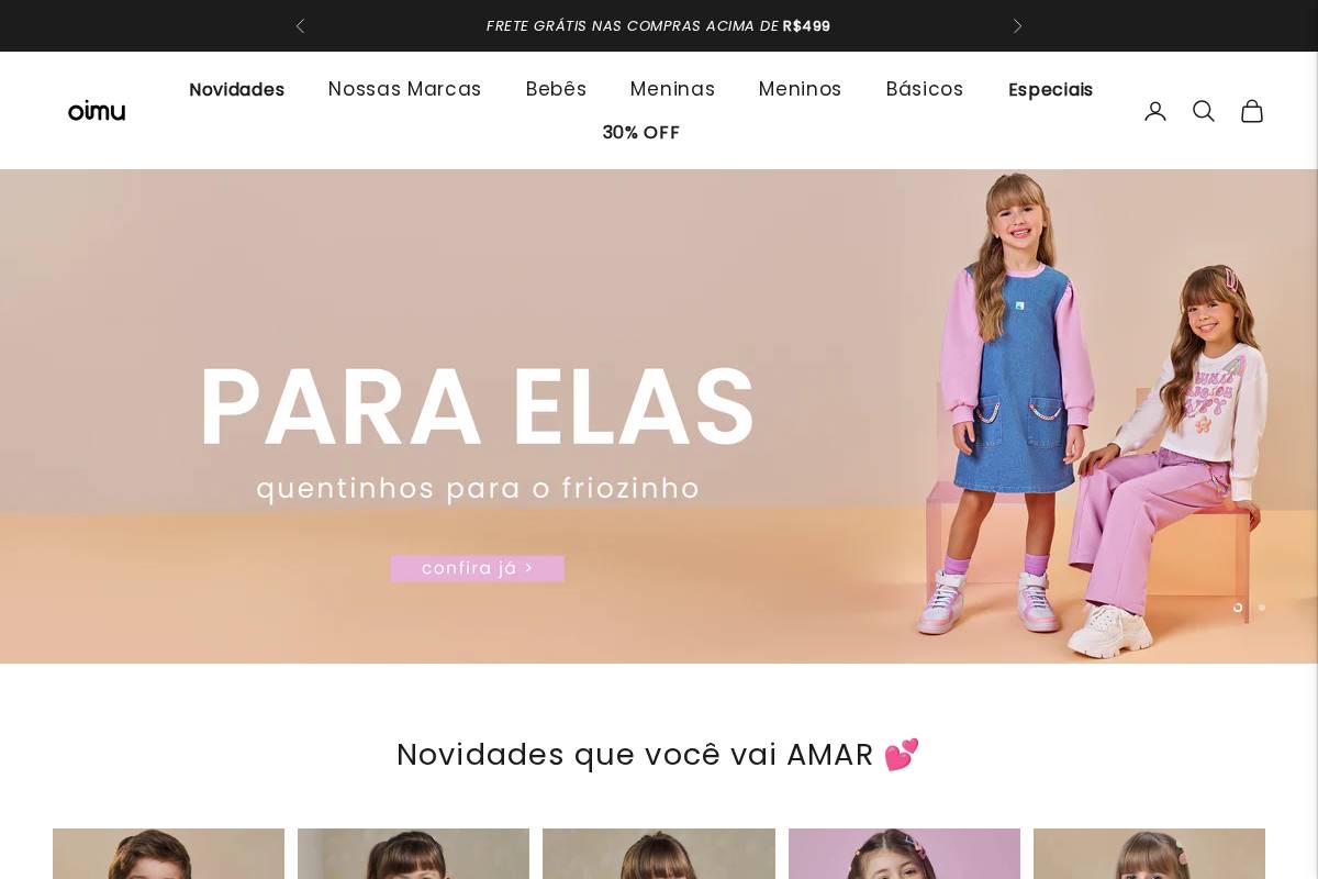 oimu.com.br homepage screenshot