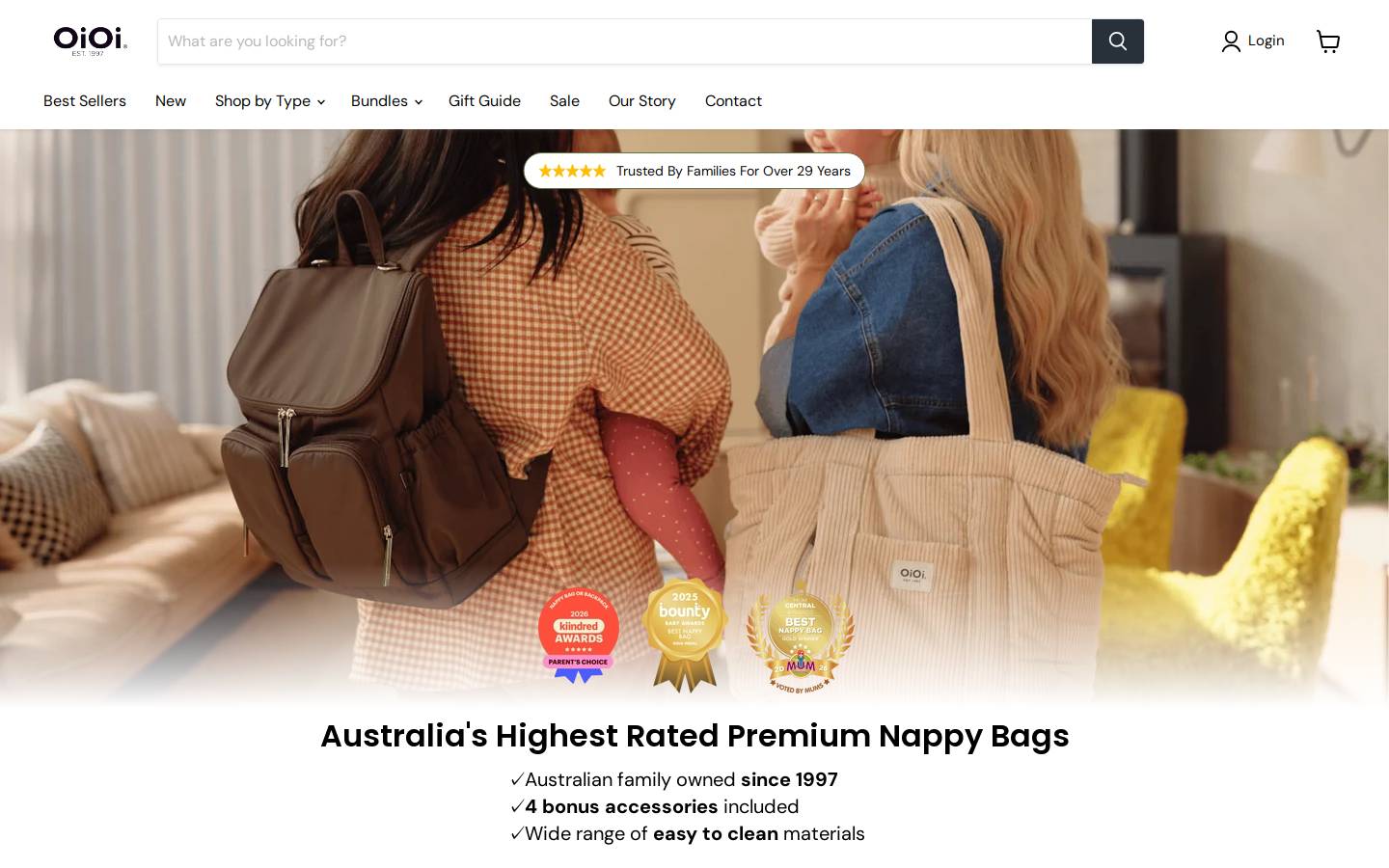 Oi Oi homepage screenshot