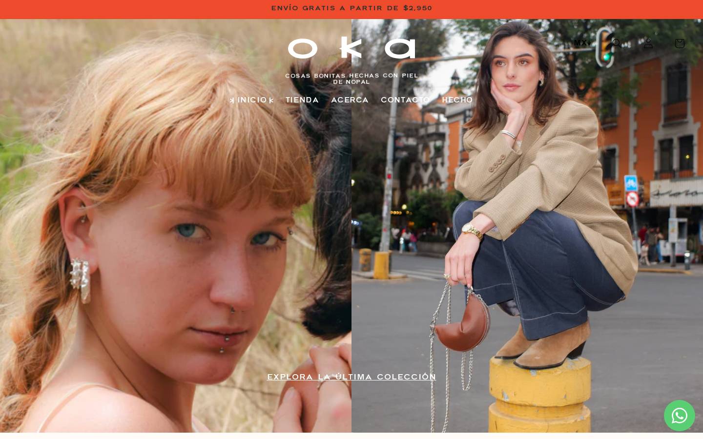 okamexico.com homepage screenshot