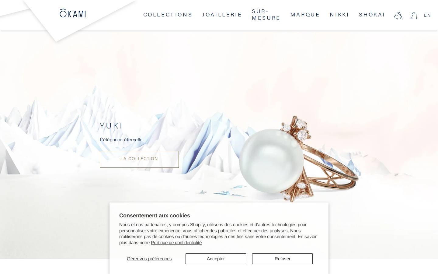 okami.swiss homepage screenshot