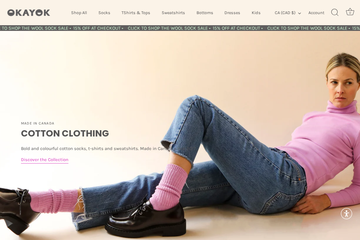 OKAYOK homepage screenshot