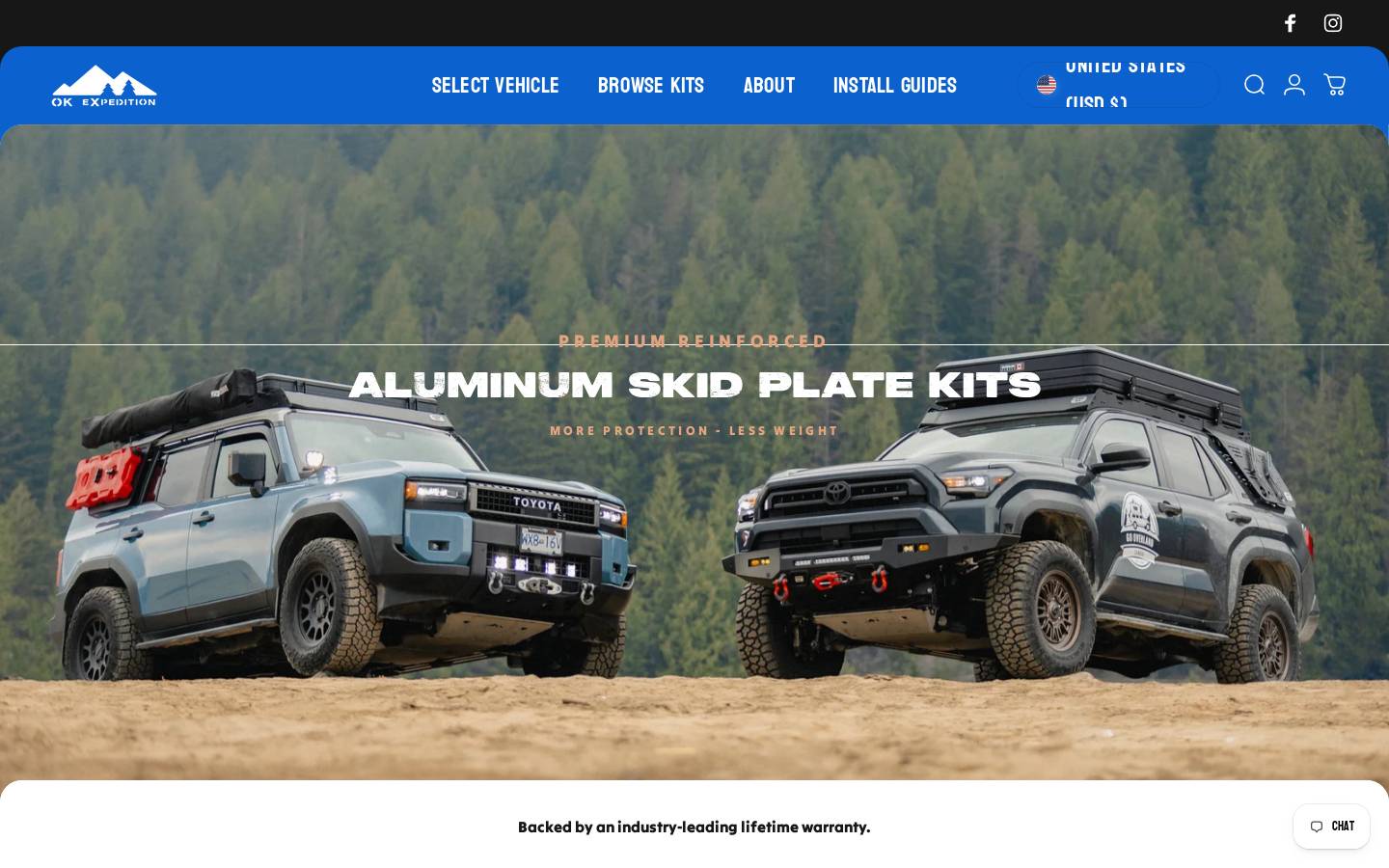 okexpedition.com homepage screenshot