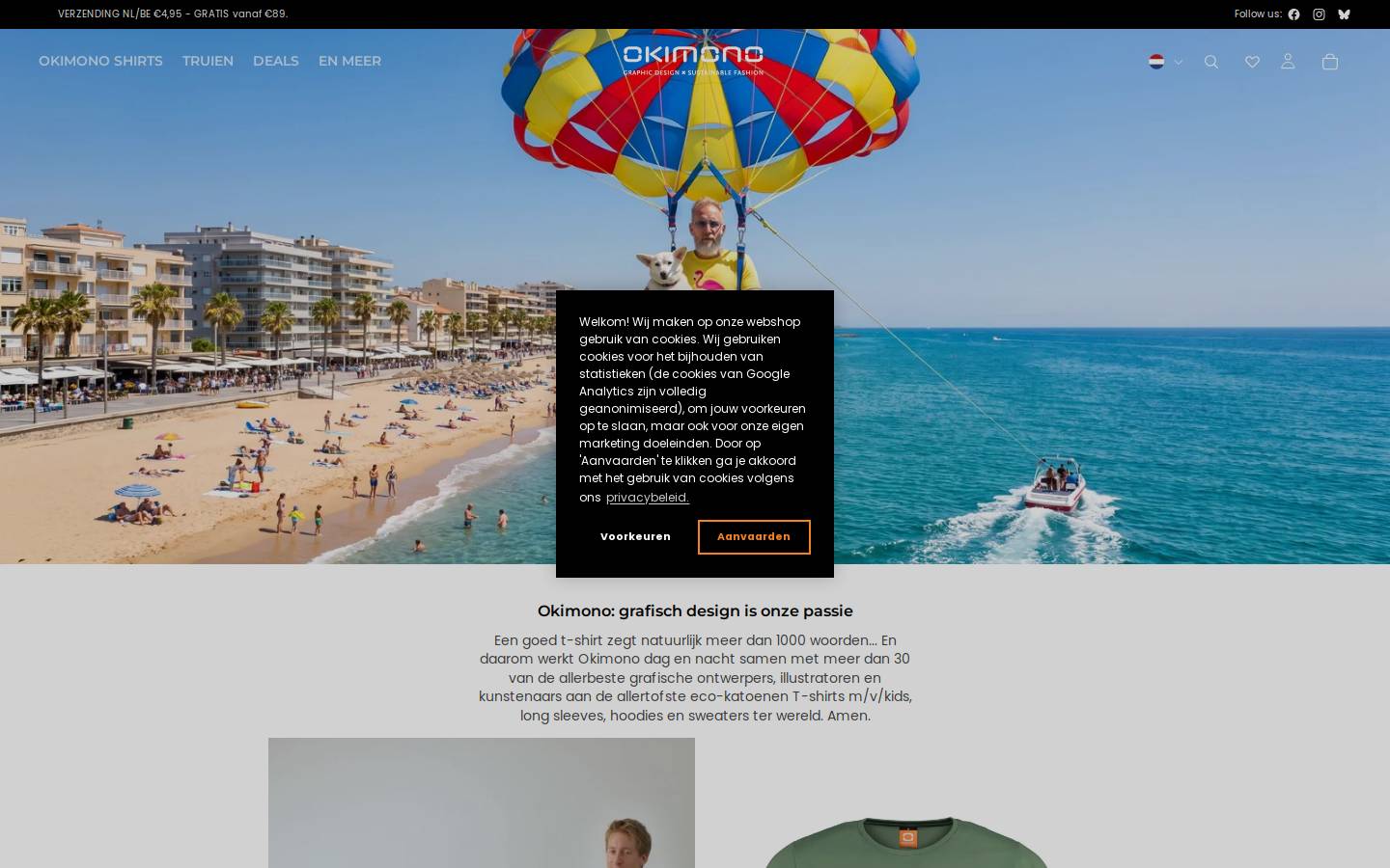 okimono.nl homepage screenshot
