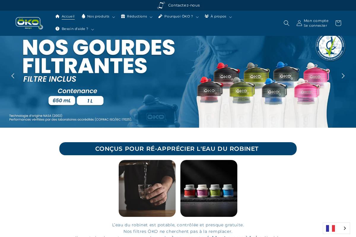 okoeurope.com homepage screenshot