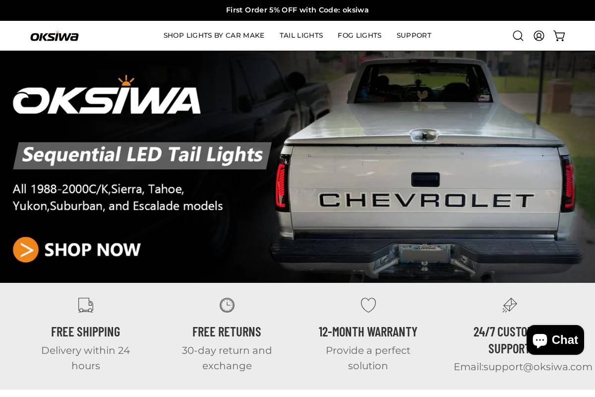 oksiwa.com homepage screenshot