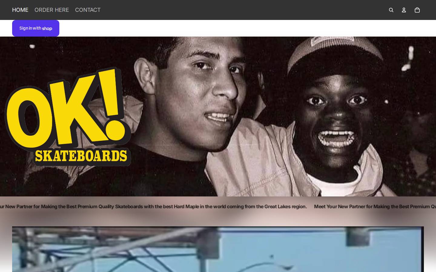 oksk8.com homepage screenshot