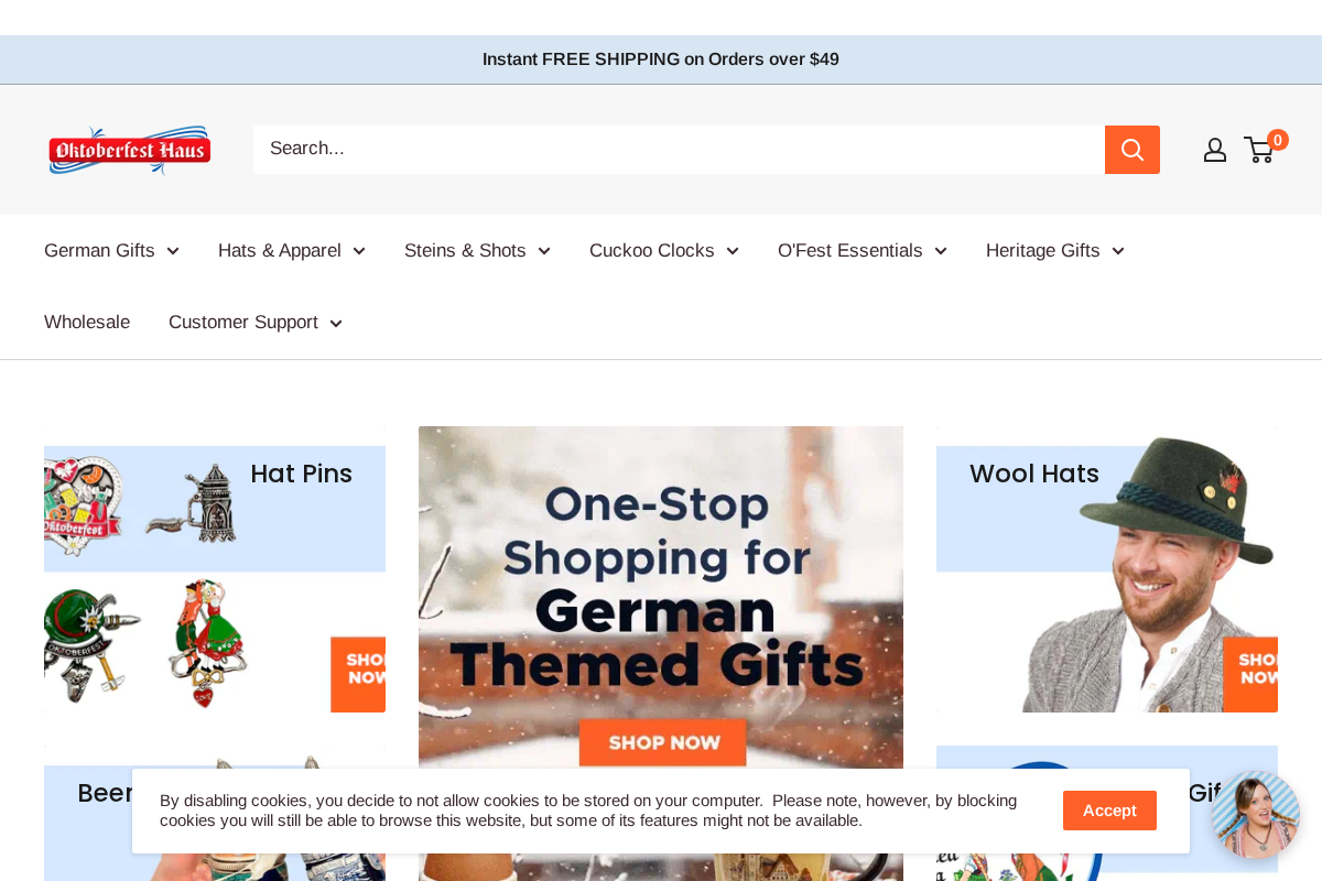 Oktoberfest Haus homepage screenshot