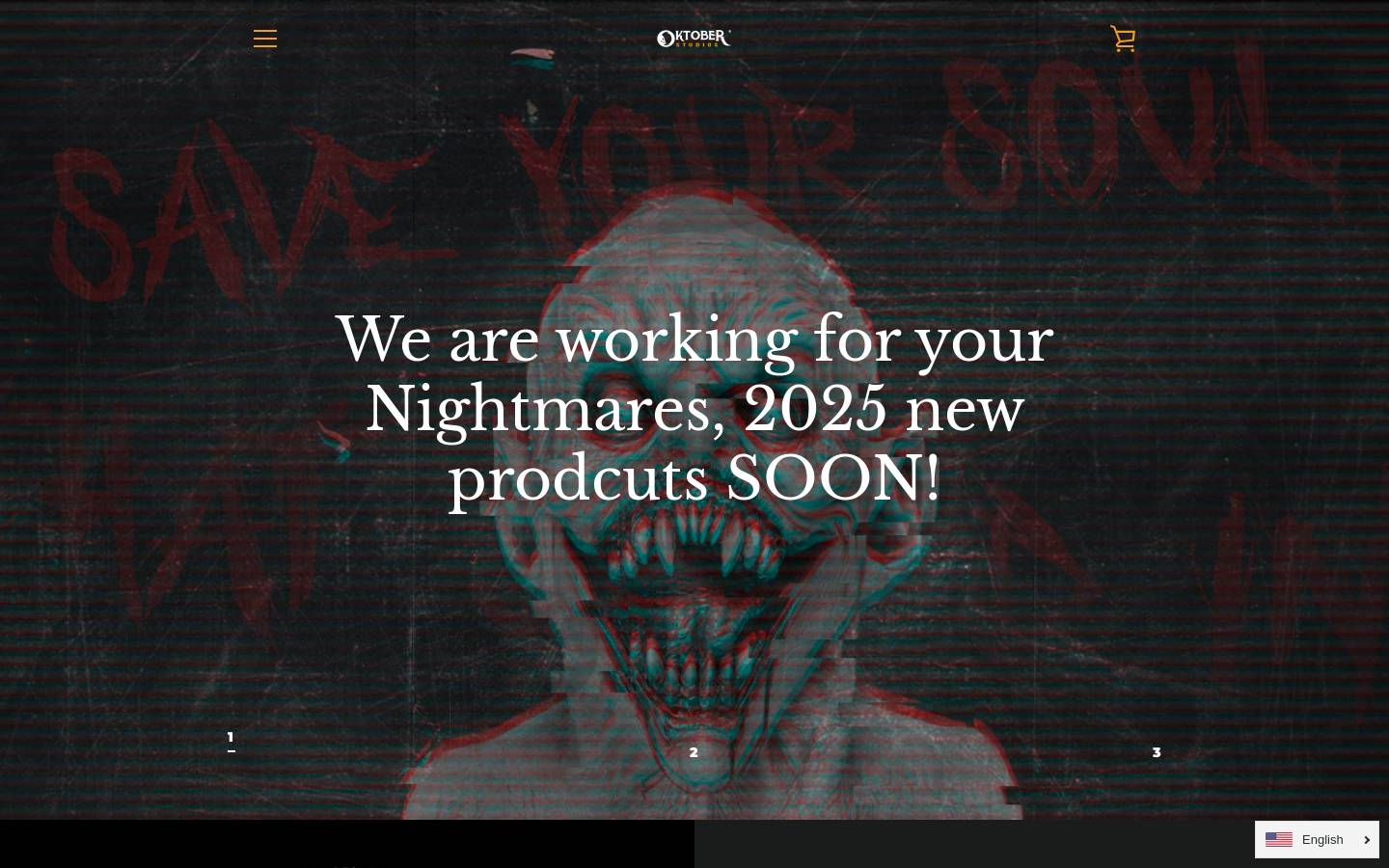 oktoberstudios.com homepage screenshot