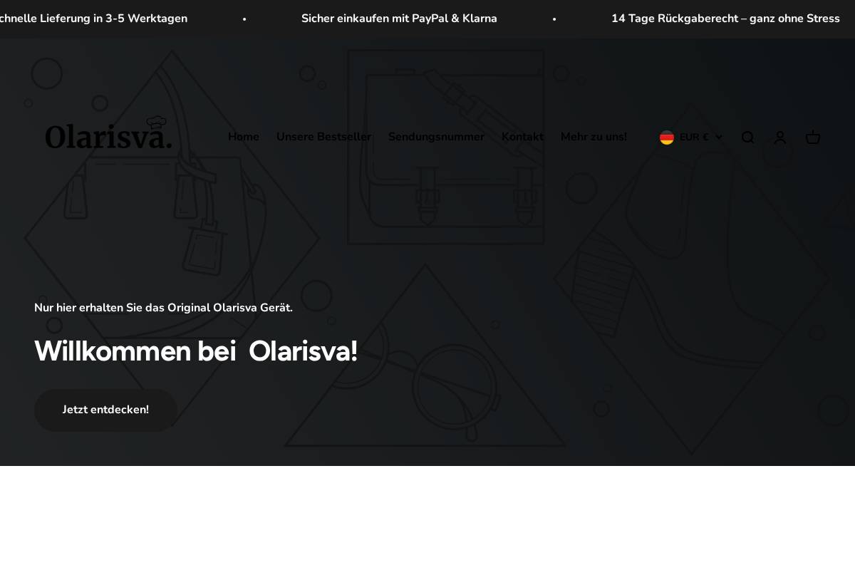 olarisva.de homepage screenshot