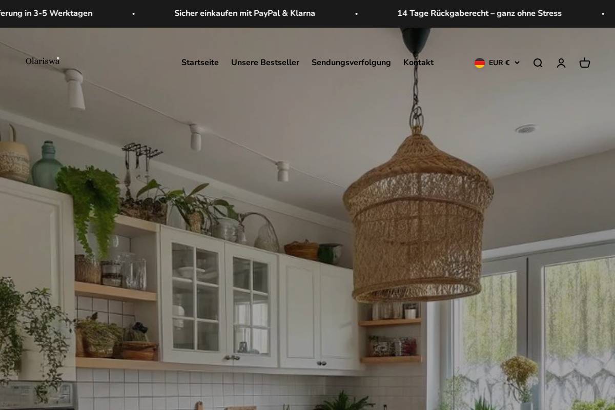 olariswa.de homepage screenshot